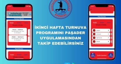 ⚽ PAŞADER 2024 BARUT ET FUTBOL TURNUVASI 2. HAFTA TAKVİMİ 📅